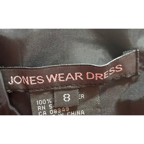 Black Beaded Long Dress Sz 8 Jones Wear Fairy Whimsy Elegant - Picture 7 of 10